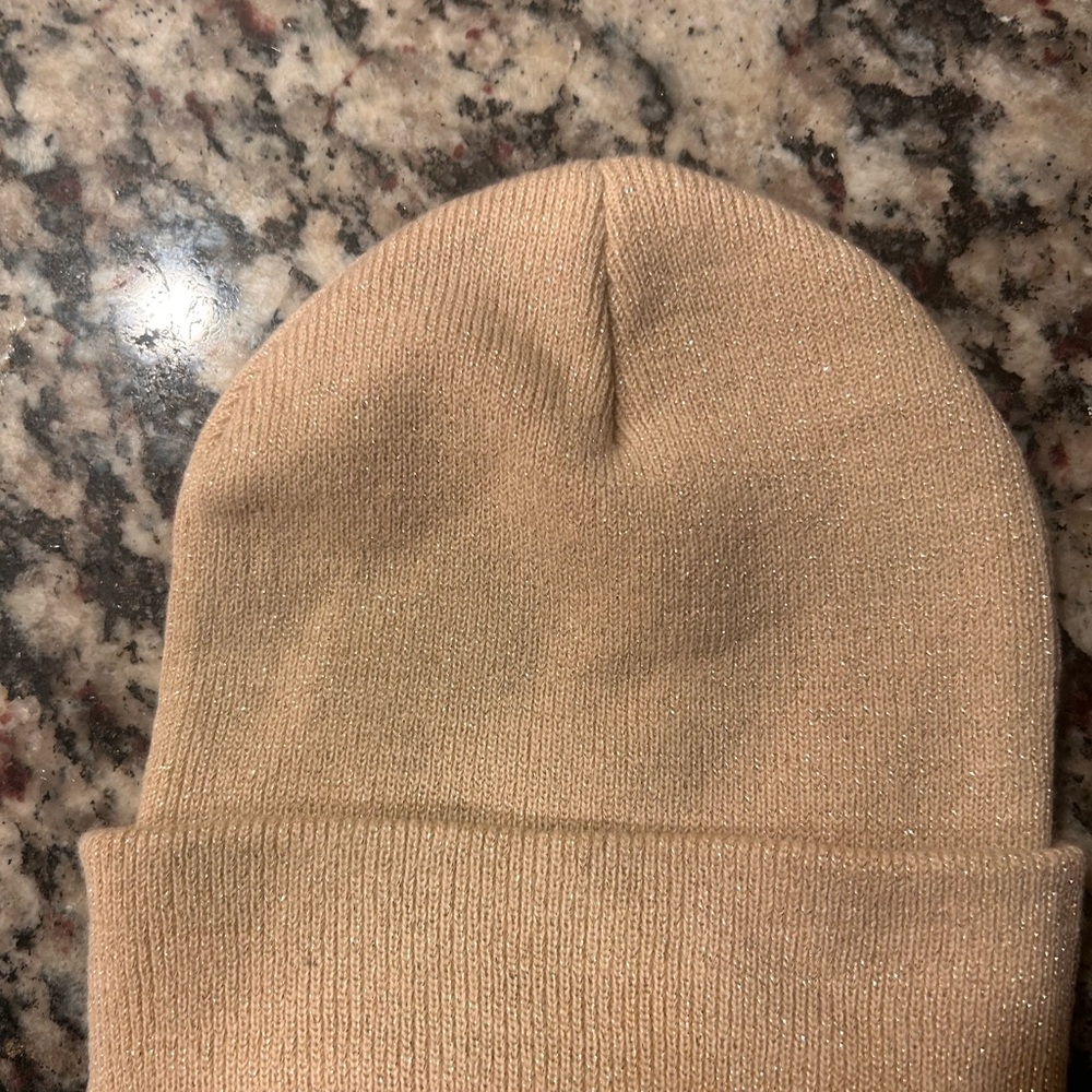 Tan Knit Beanie